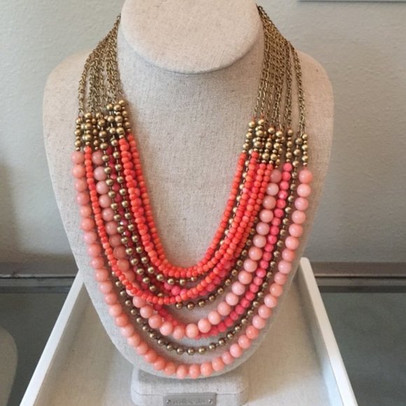 :: S&D⚜️💖🧡❤️Retired Coral Palomino Necklace - Picture 9 of 9